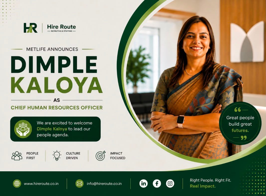 MetLife GCC appoints Dimple Kaloya as CHRO