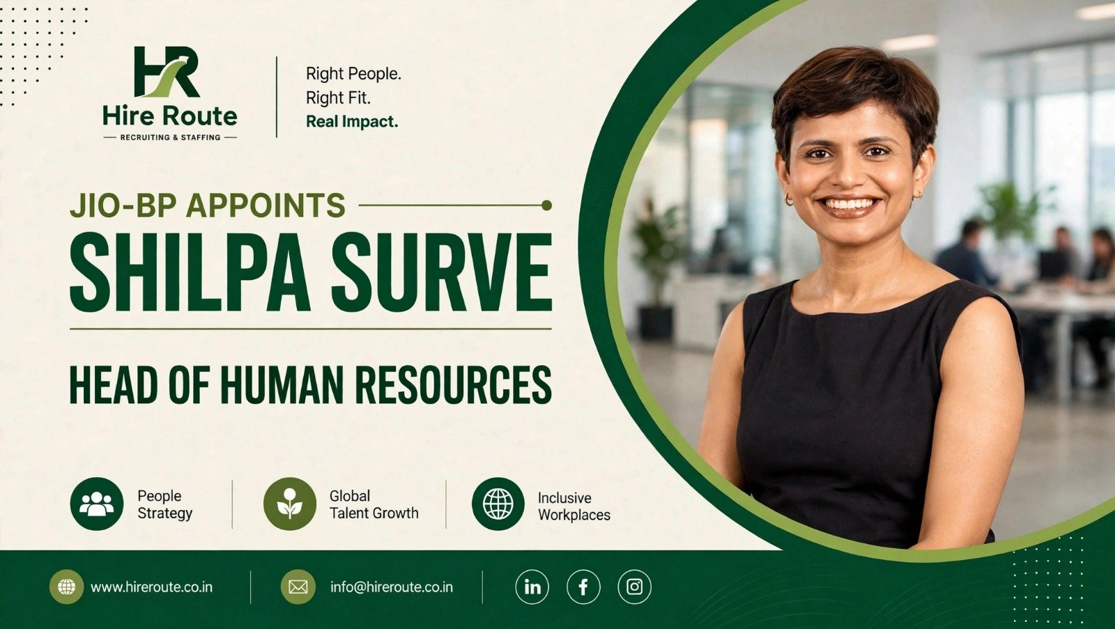 Shilpa Surve Joins Jio-bp as Head of Human Resources