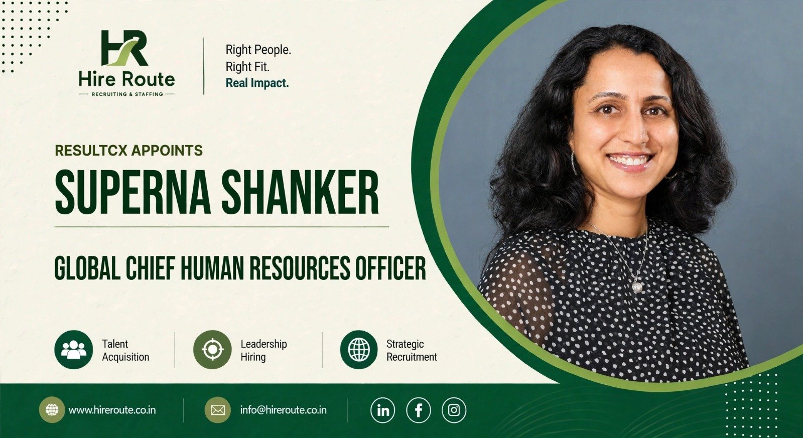 Superna Shanker Appointed Global CHRO at ResultsCX